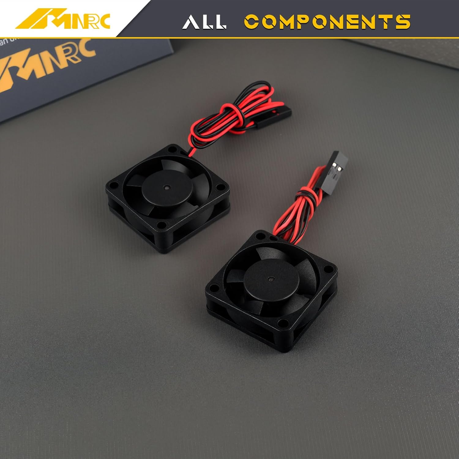 3475 Heatsink ESC Cooling Fan DC 5V Compatible with Xmaxx XTR 1/5 1/6 8S 6S ESC for Velineon VXL-8S ESC Upgrades Part 2PCS image 2