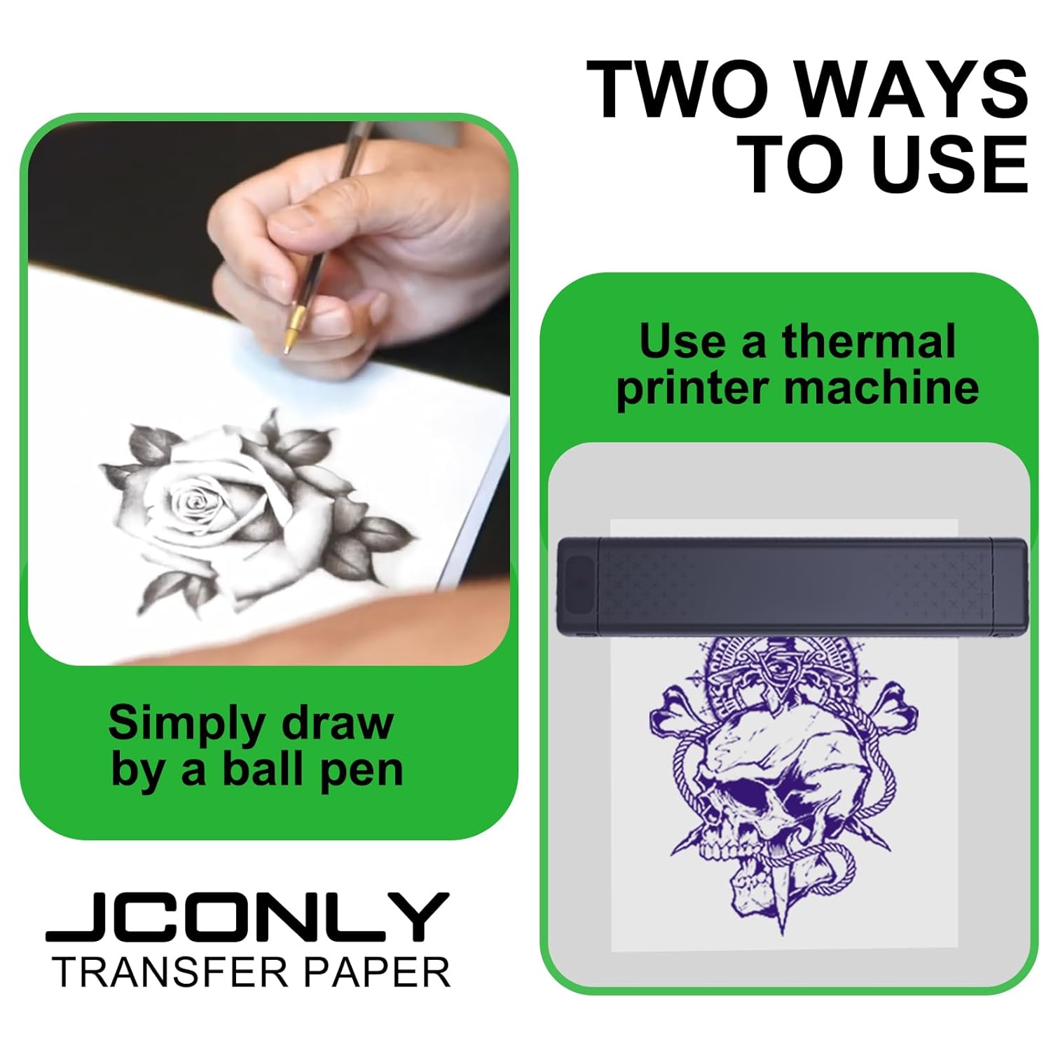 TATTMUSE Thermocopieur Tatouage Bluetooth, Imprimante Stencil Tatouage, Machine Transfert De