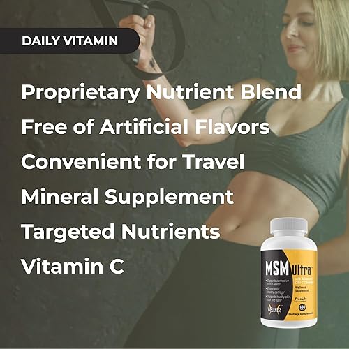 Miniatura 4 de Youngevity Freelife MSM Ultra | 3,000 mg de MSM + mezcla patentada de complejo Citri-C + vitamina C | Suplemento de metilsulfonilmetano definitivo |