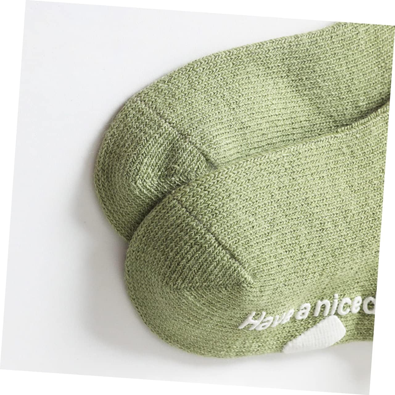 LIFKOME 3 Pairs Non-Slip Warm Socks for Babies Colorful Mid-Calf Socks with Grips Recommended for 6-12 Months