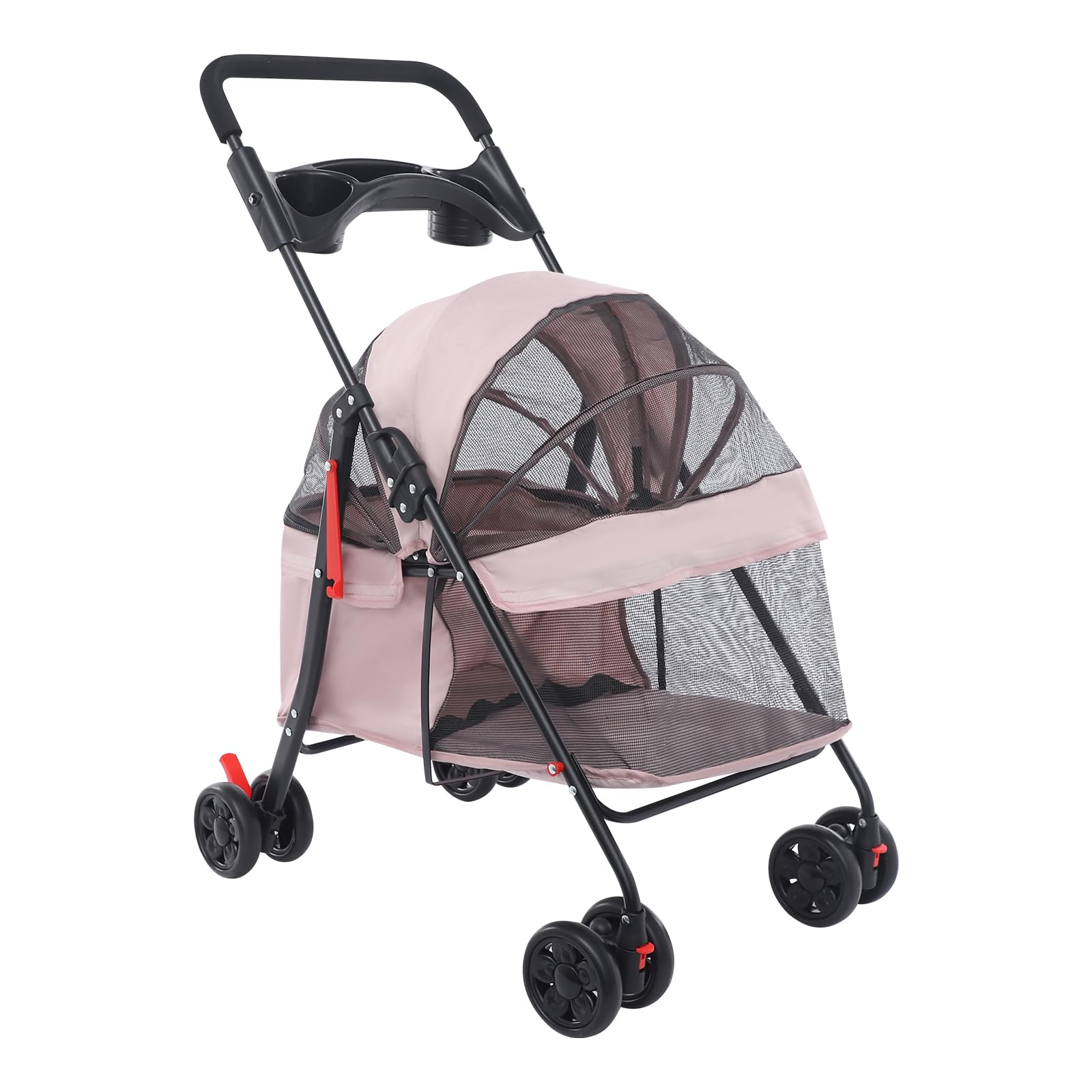 Carro para mascotas hasta 20 kg, carro para gatos, carro para mascotas para perros pequeños a medianos, 20 kg para gatos, Carro para mascotas plegable para gatos y niños 84X18 cm (A1)