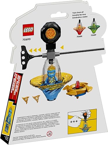 Miniatura 4 de LEGO NINJAGO Jay's Spinjitzu Ninja Training 70690 Kit de construcción de juguete giratorio con NINJAGO Jay; regalos para niños mayores de 6 años (25