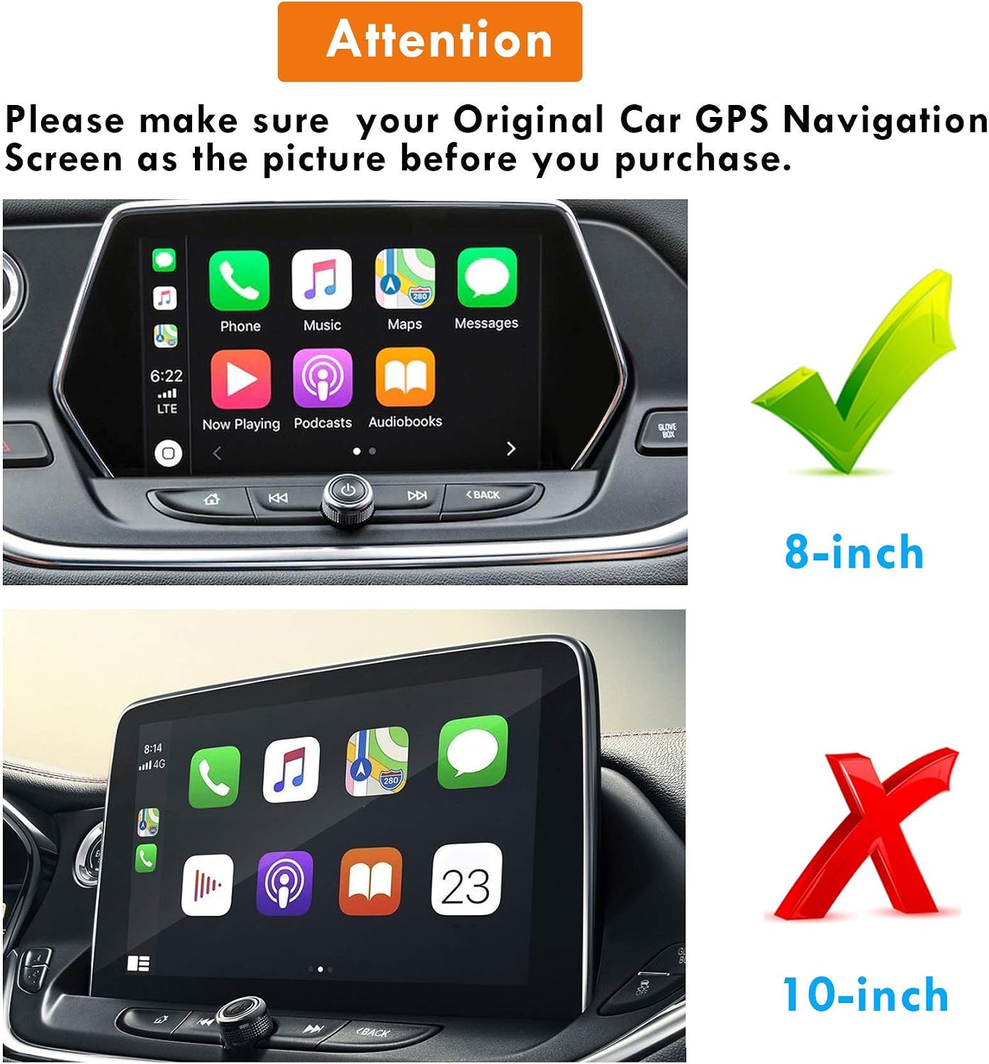 Moonlinks Blazer Screen Protector Compatible with Chevy Blazer 2019 2020 2021 2022,High Definition 9H Hardness Anti Glare Scratch Fingerprint Tempered Glass Touch Navigation Screen Protector (8 inch)