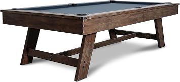 Nixon Billiards - Hunter Slate Billiard Pool Table (Brushed Walnut (Wood Leg), 7 ft)