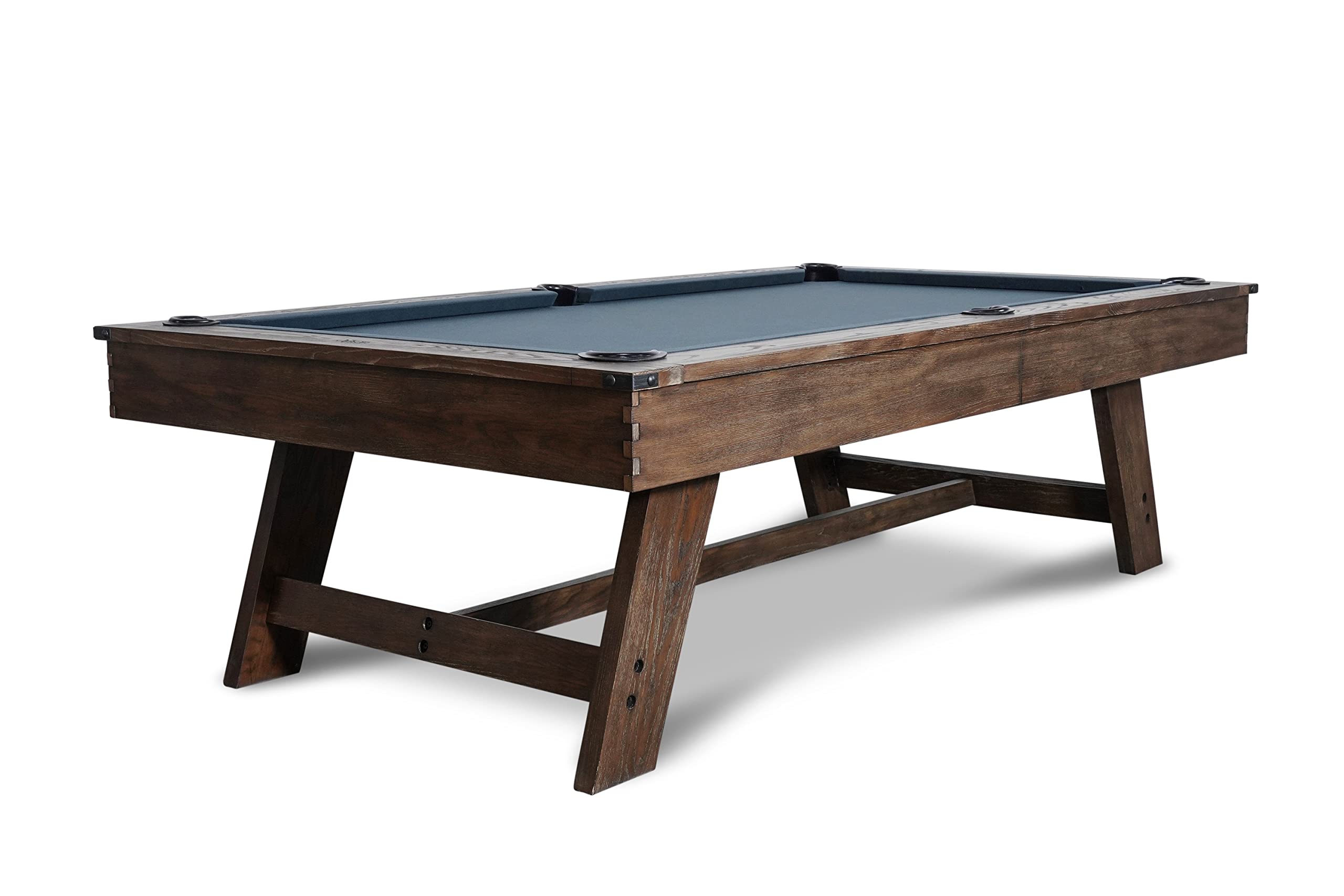 Nixon Billiards - Hunter Slate Billiard Pool Table (Brushed Walnut (Wood Leg), 7 ft)
