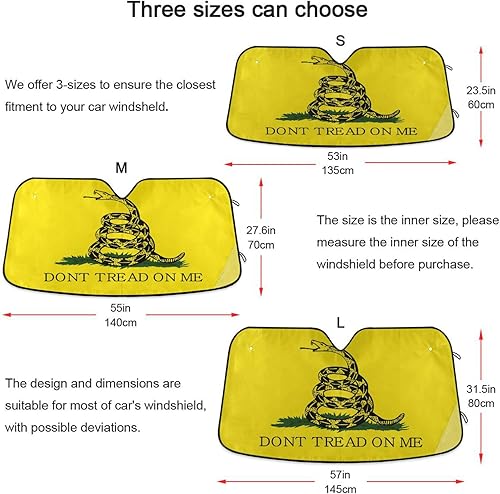 Vista 45 de Gredecor Parasol para parabrisas, diseño hippie y bohemio, hongos mágicos, parasol para automóvil, bloquea los rayos UV y protección contra