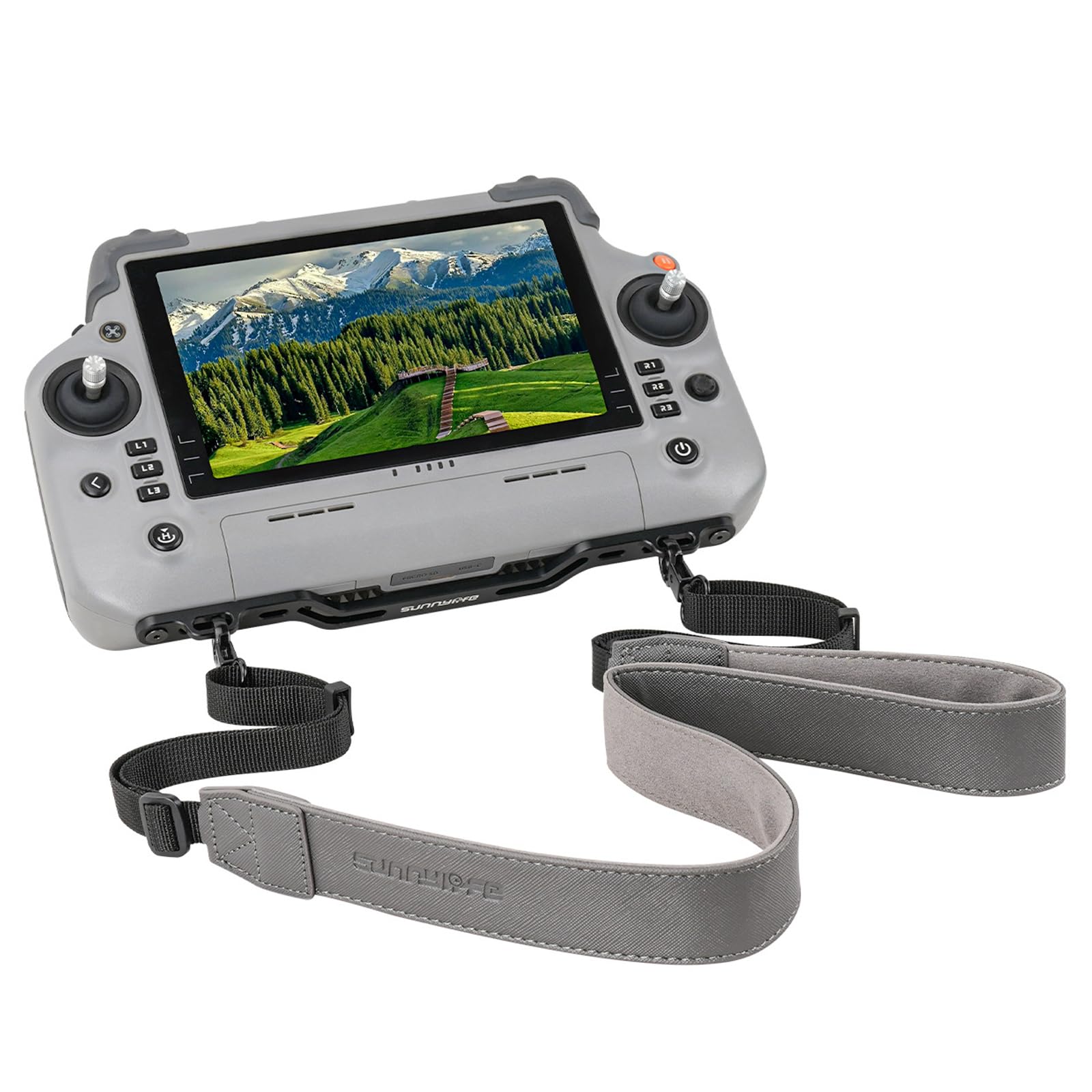 Gancio per cordino da collo per telecomando DJI RC Plus 2/1 con schermo da cintura 2 in 1 cinghia per drone Inspire3/Matrice 4E