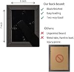5x7 2 Pack Bronzed Gold Ornate Classic Picture Frames, Matted for 4x6 inches Photos, Real Glass Protection
