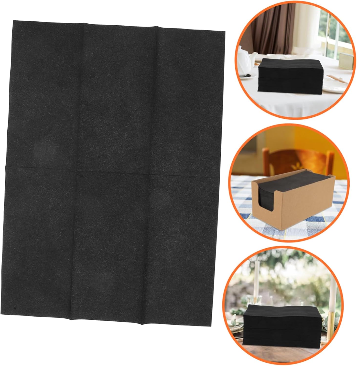 KOMBIUDA 50pcs Disposable Dinner Napkins Elegant Wedding Party Napkins for Gatherings and Special Events Soft Absorbent Design