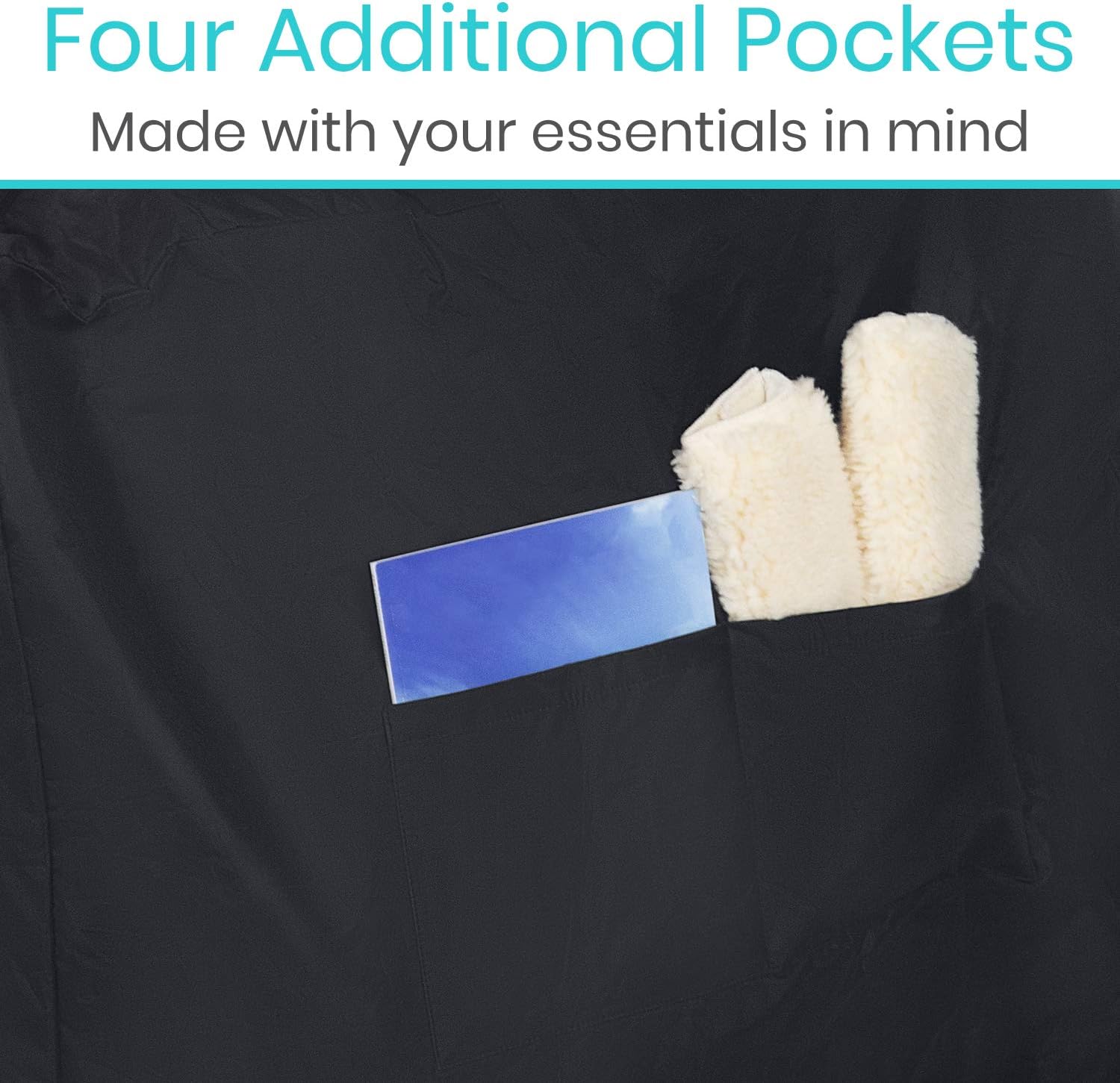 Vive Rollator Travel Bag - for Folding Walker, Compact Wheelchair Transport Chair - Lightweight, Portable Extra - Large Carry Case - Carrying Cover for Car and Airplane TSA Traveling : Health & Household