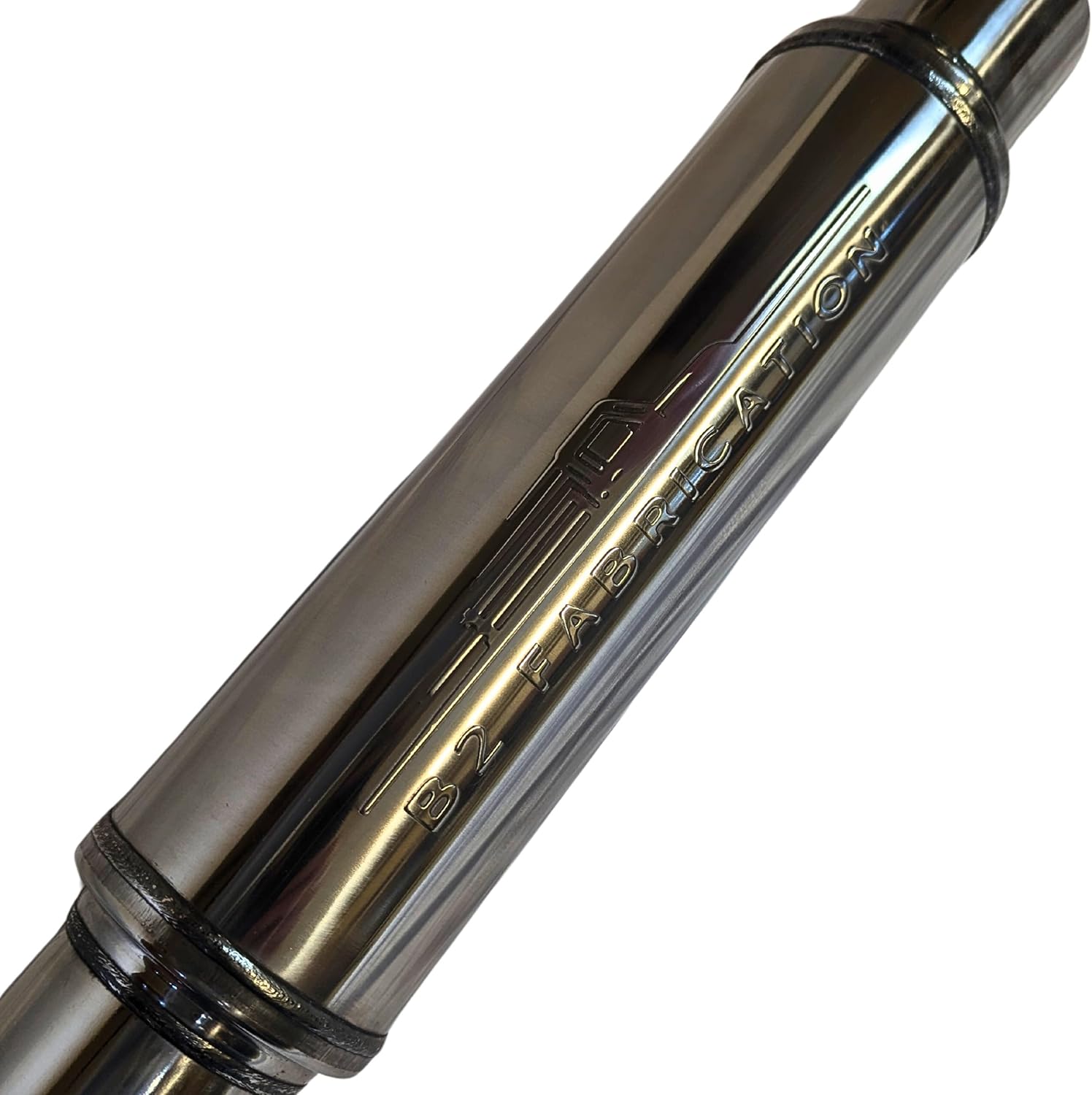 Performance Muffler for Ram 1500 (2019-2024) 5.7L Hemi | 3.6L V6 - Aggressive Sound 14-Inch 409 Stainless Steel Direct Fit Bolt-On Exhaust Upgrade