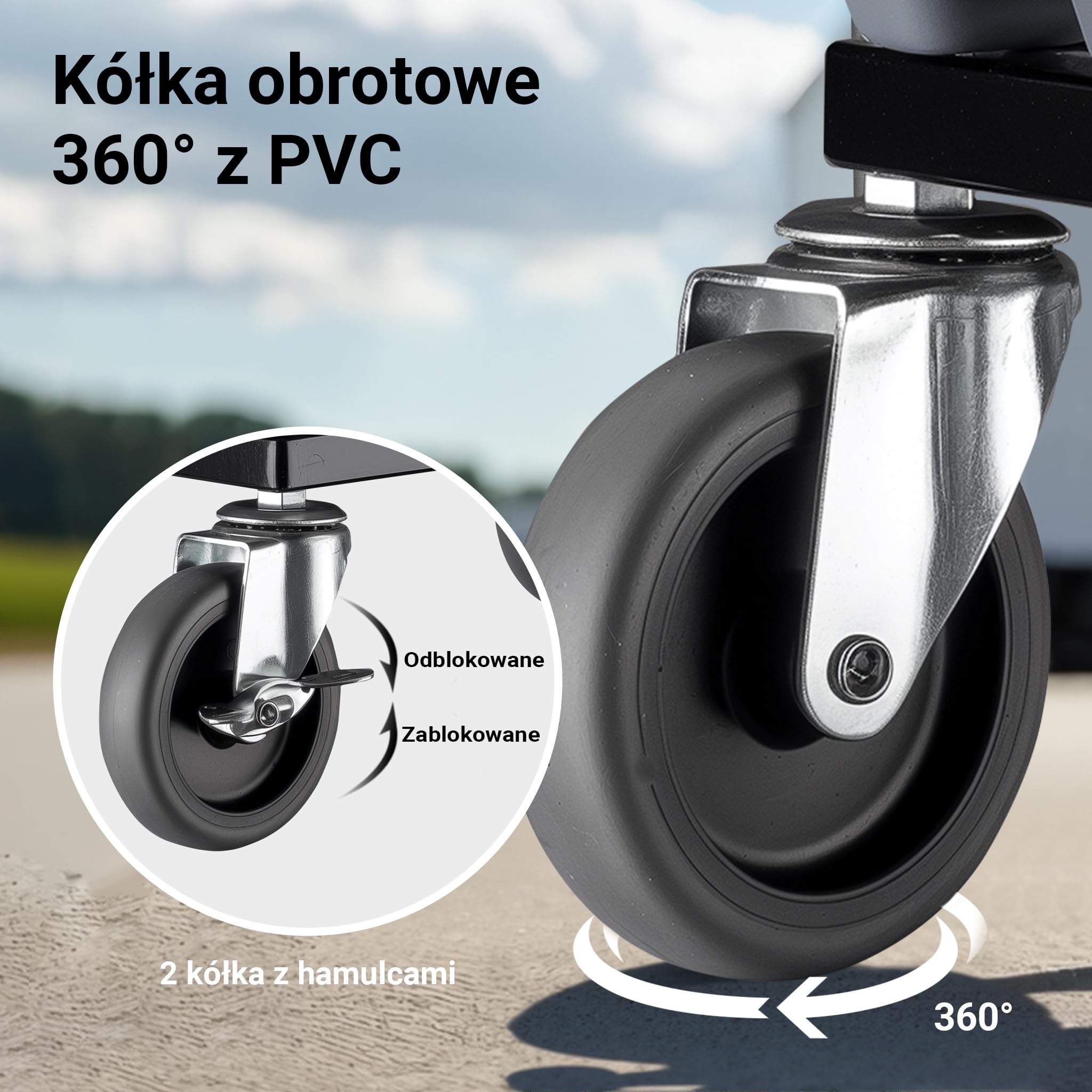 Wiltec Taboret warsztatowy do 120kg z dwoma pojemnikami i szufladą na narzędzia 53 x 38 x 38 cm do prac w warsztacie