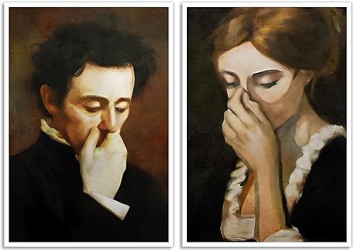 BJVJKSU Divertido arte de pared para baño, estilo vintage de mediados de siglo, decoración de pared, humor en blanco y negro, clásico, inodoro,