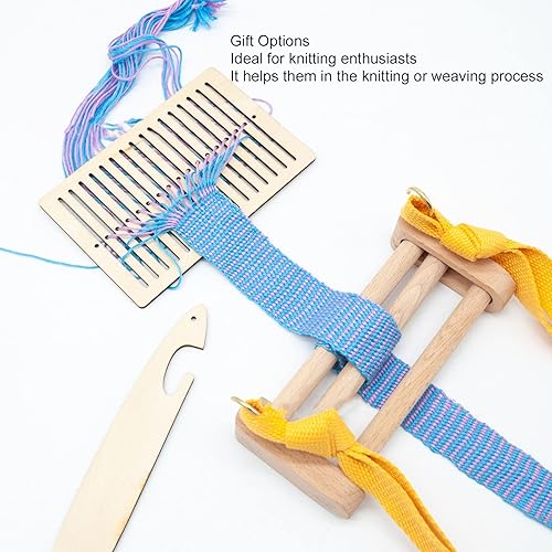Miniatura 4 de TOPINCN Weaving Cards Set for Loom Desktop Scarf Rope for Loom Waist for Loom 30Pcs for Shuttle Accessories Compact Weaving Looms
