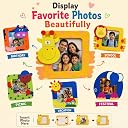Crackles Beautiful Wood Cute Cartoon Photo Frames For Children Birthday Party Return Gift (Pack Of 6) gallery image
