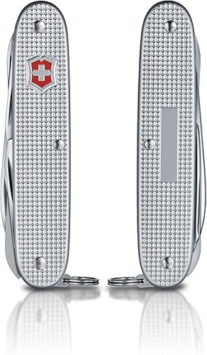 Miniatura 3 de Victorinox Farmer X Alox Swiss Army Knife Cuchillo de bolsillo de 10 funciones fabricado en Suiza con hoja grande, sierra de madera, abridor de