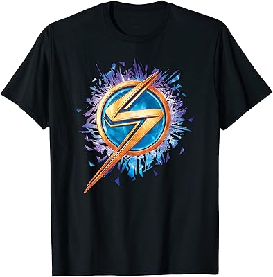 Marvel Ms. Marvel Lightning Bolt Icon T-Shirt