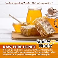 Vista 5 de Smiley Honey - 100% Tupelo Honey Raw and Unfiltered (16 oz)