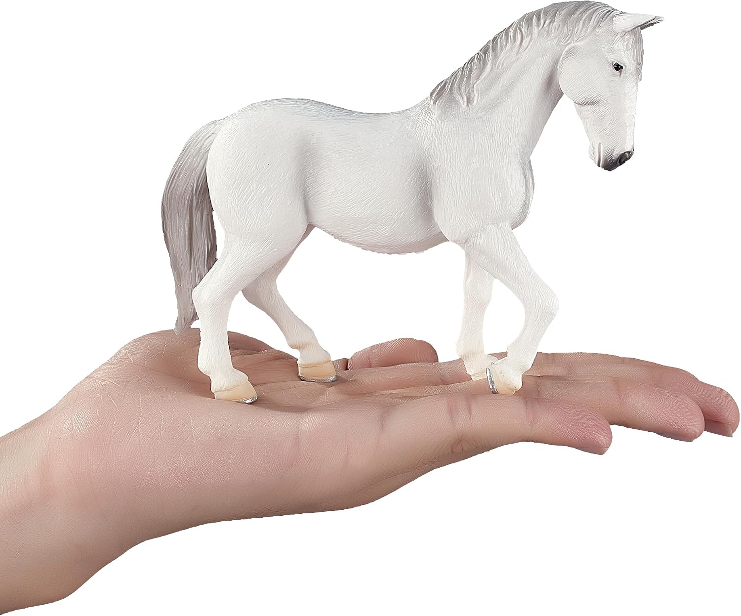 MOJO – Lipizzaner Mare | Hand-Painted Toy Figure | Horse Collection | True to Life & Highly Detailed | Designed in UK image 4