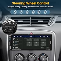 Hikity 1 Din Autórádió 6.9" Érintőképernyő Wireless CarPlay Android Bluetooth 5