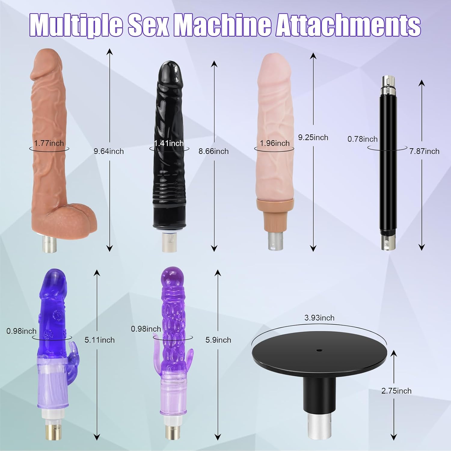 Sex Machine Automatic Sex Toys Thrusting Dildo Machine for Women, 400 Times/m High Speed and Adjustable Position, 3XLR Connector Adult Toys Thrusting Sex Machine (Black)