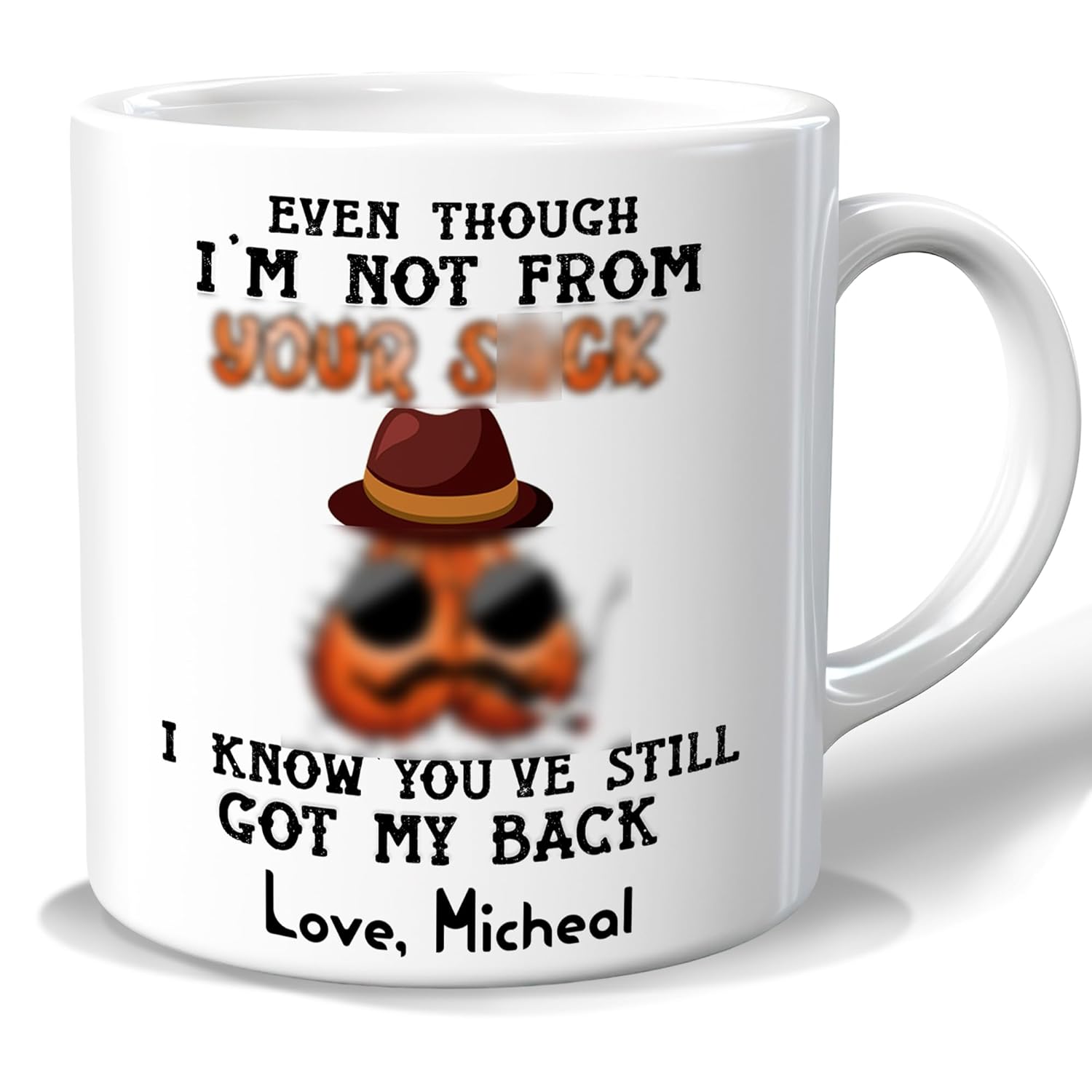 pundo authentic Personalized Even Though Im Not From Your Sck Coffee Mug Custom Name Ceramic 11 15 Oz
