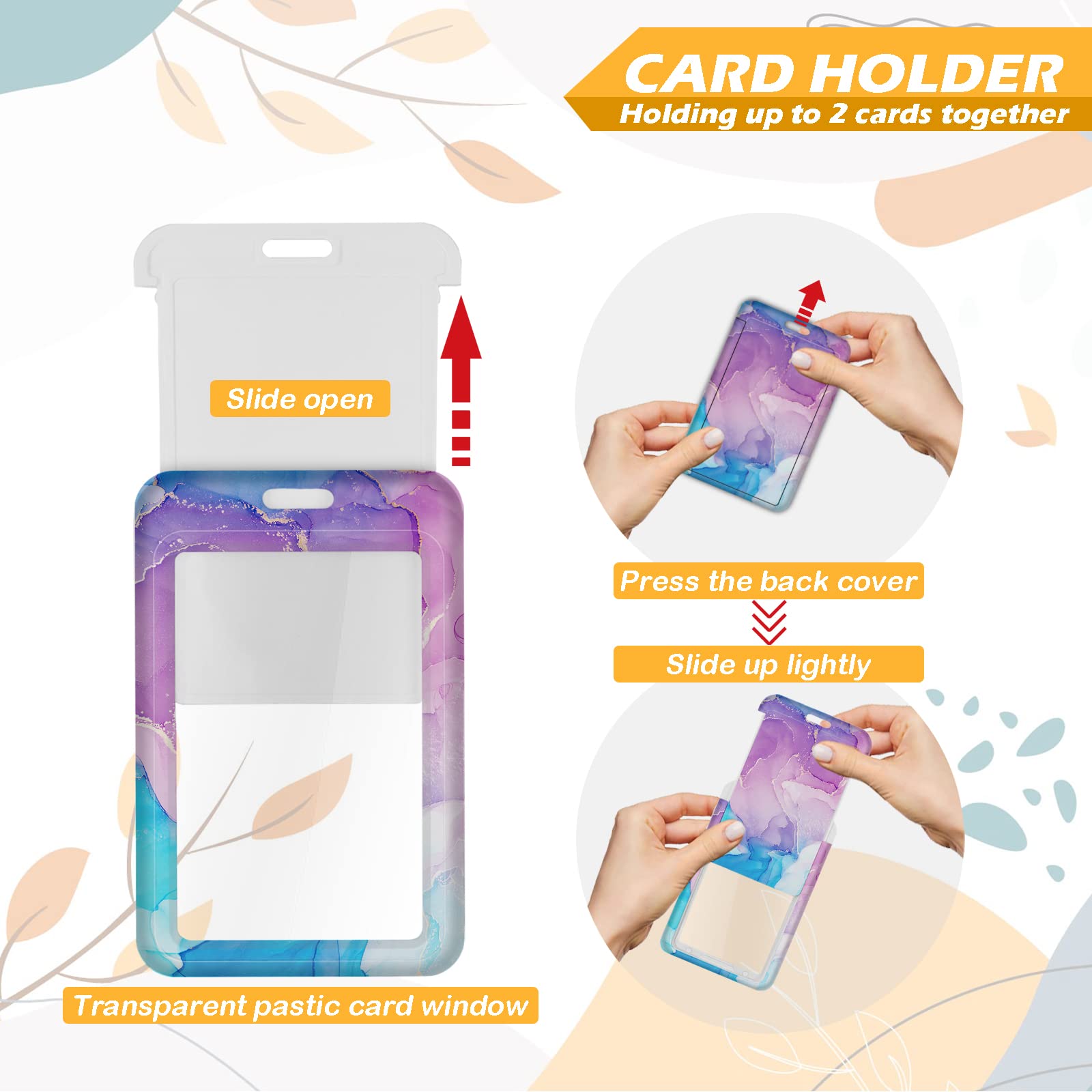 Badgehouder met koord met kaarthouder, lanyard-hals met draaibare lobsterclip - voor ID-ID-kaarthouder, sleutels, camera, mobiele telefoon (wit