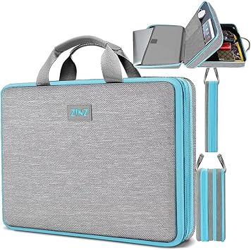 ZINZ Expandable Laptop Case 15.6 Inch Sleeve, Protective Carrying Case Compatible with MacBook Neo 16", MacBook Pro 16"/15.4", Dell XPS 16" and Most 15" 15.6" 16" Notebook,G01Y01