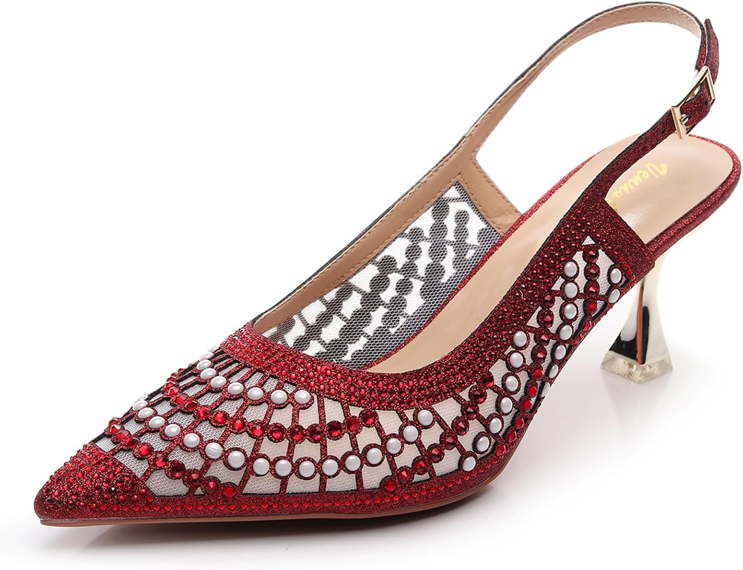 VenusCelia Women's Charming Lady Slingback Pump Shoe