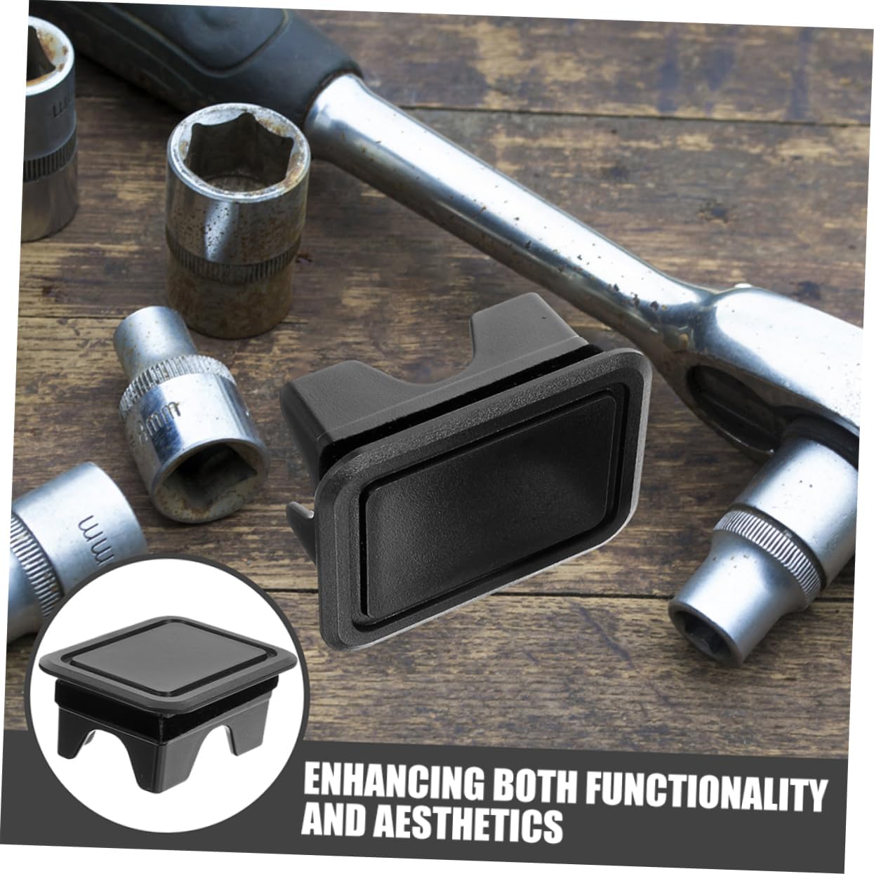 Zerodeko 2pairs Ram Truck Bed Rail Stake Pocket Caps Bed Rail Stake Pocket Covers Soft Topper