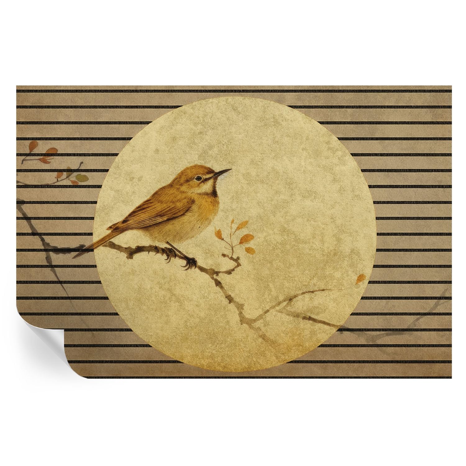 Murales de pájaros de la armonía 104x70 cm para decoración