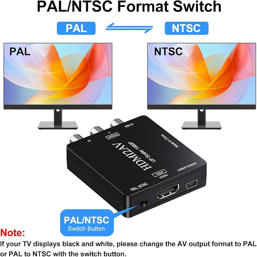 ブルーレイディスクプレイヤーとHDMIコンバーター Amazon.co.jp: BD&M RCA - HDMIコンバーター コンポジット-HDMI