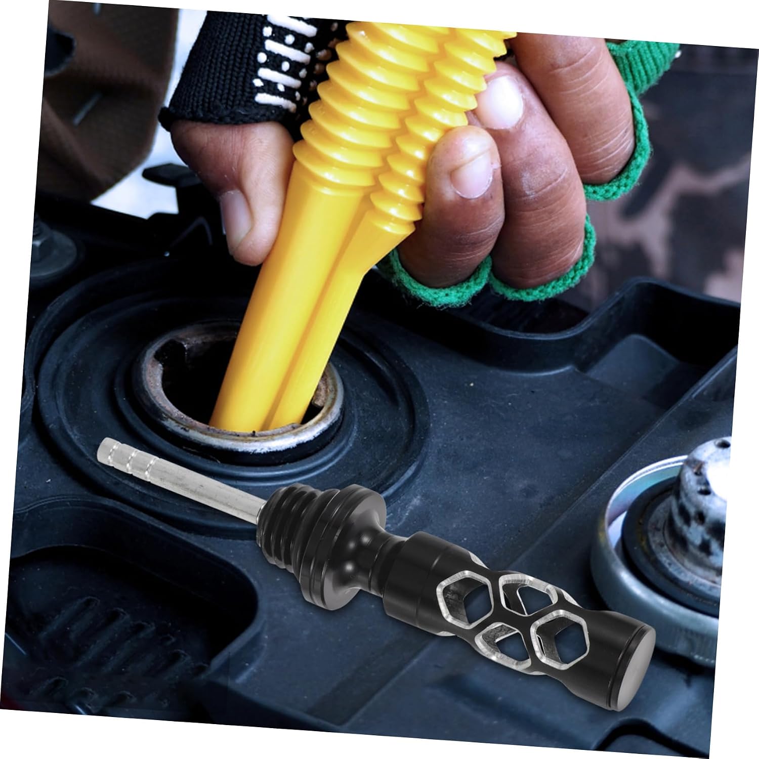 Motorcycle Engine Oil Replacement Accessory for Level Check Aluminum Alloy for Motorcycles