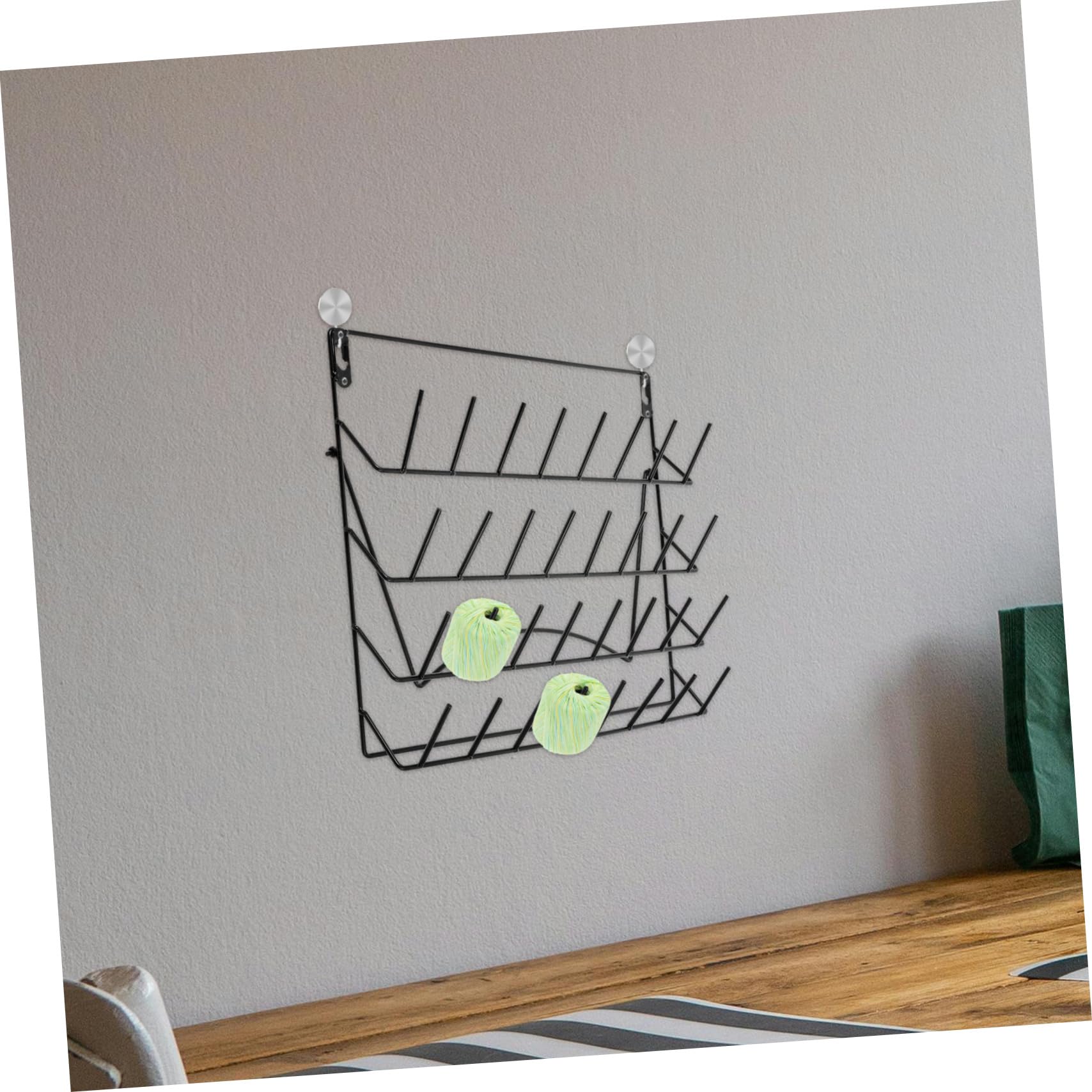 BESTYASH Estante de Hierro para Pared de Laboratorio Cristalería