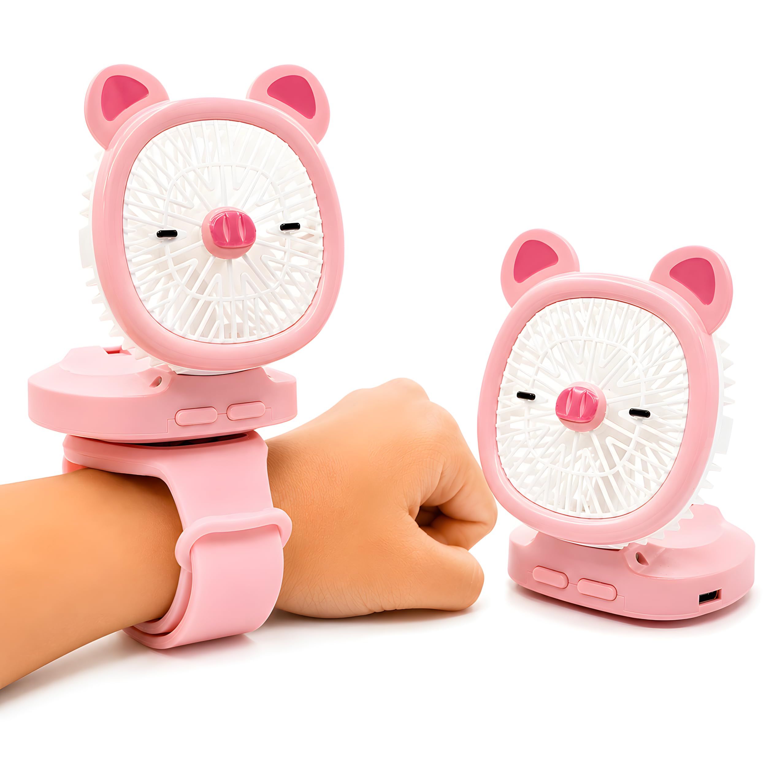 Ventilateur portable pour enfants idéal pour les sorties d'été et le camping