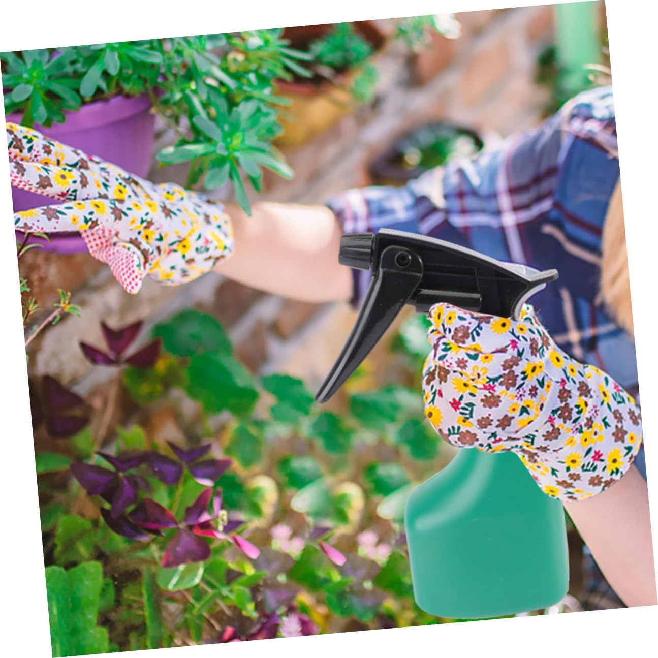 5pcs Garden Tool Set with Shovel, Rake, and Gardening Scissors in Portable Carrying Case, Outdoor Hand Tools for Planting and Landscaping Tasks