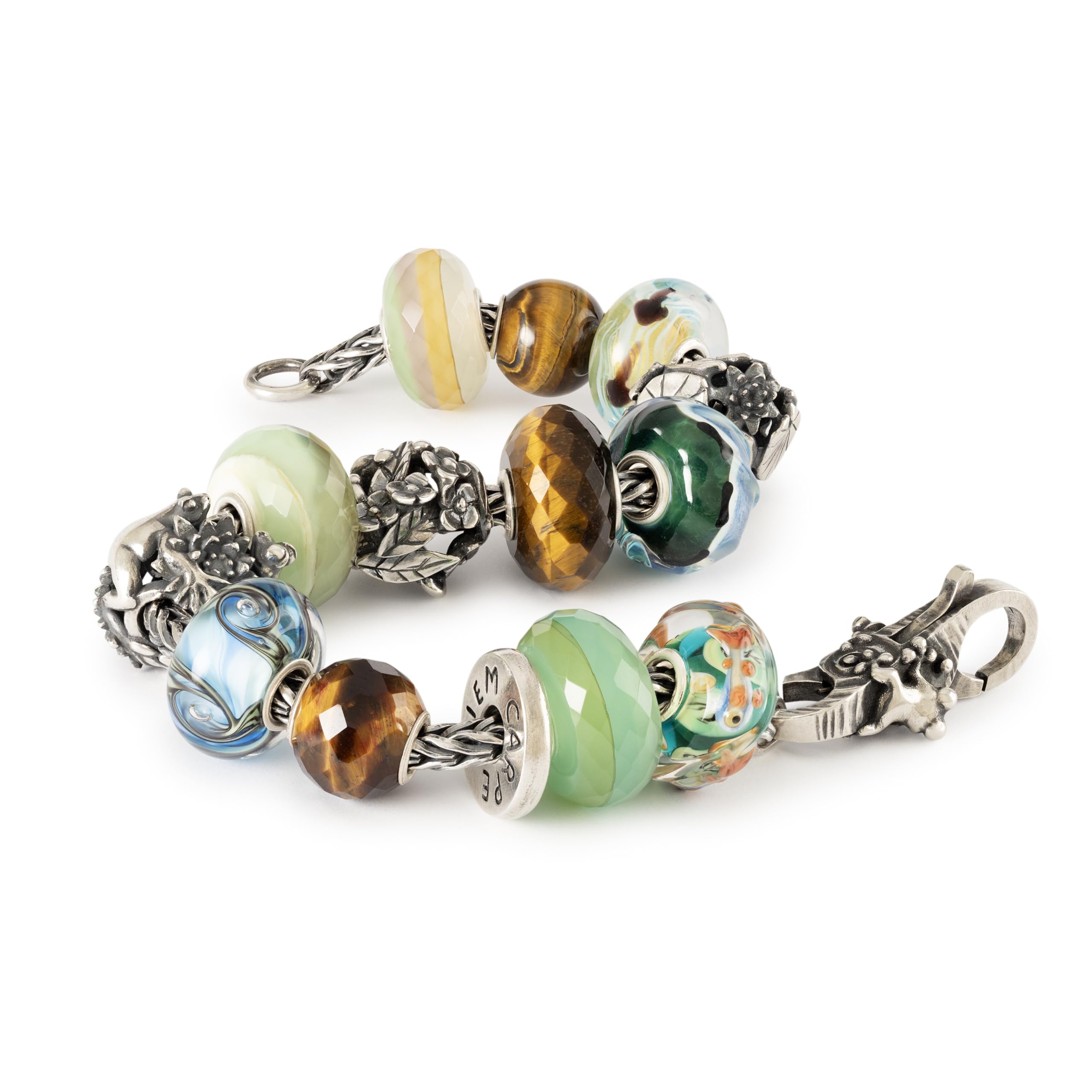 Trollbeads Frühlingskollektion Carpe Diem 2025 Silberbeads Handgefertigt (TAGBE-30203 Blütenmeer)