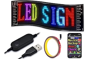 GOTUS LED Sign for Car: Dynamic Display of RGB Texts, Graphiti, and More