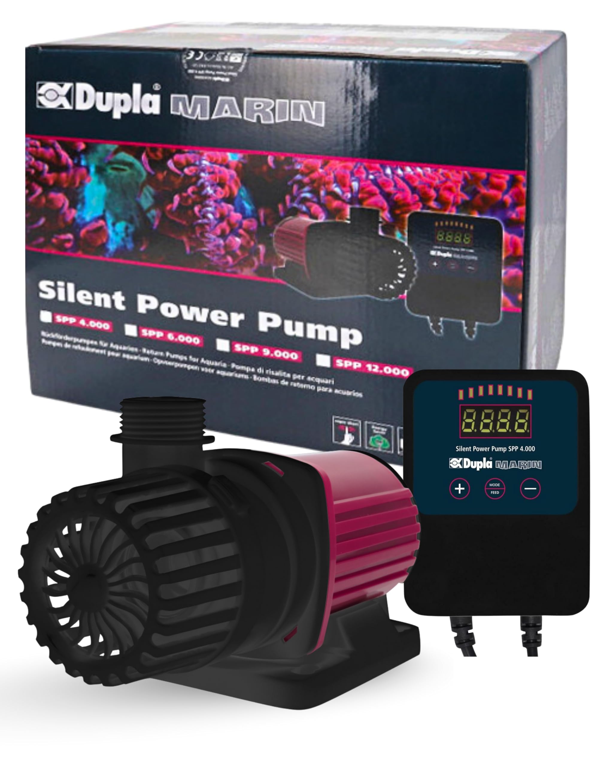 Dupla Marin Silent Power Pump I 4.000 l/h I Leistungsstarke Strömungspumpe für Aquarien I Leise & stromsparend I Optimale Zirkulation für Süß- & Meerwasser I Vielseitiges Aquarium Zubehör