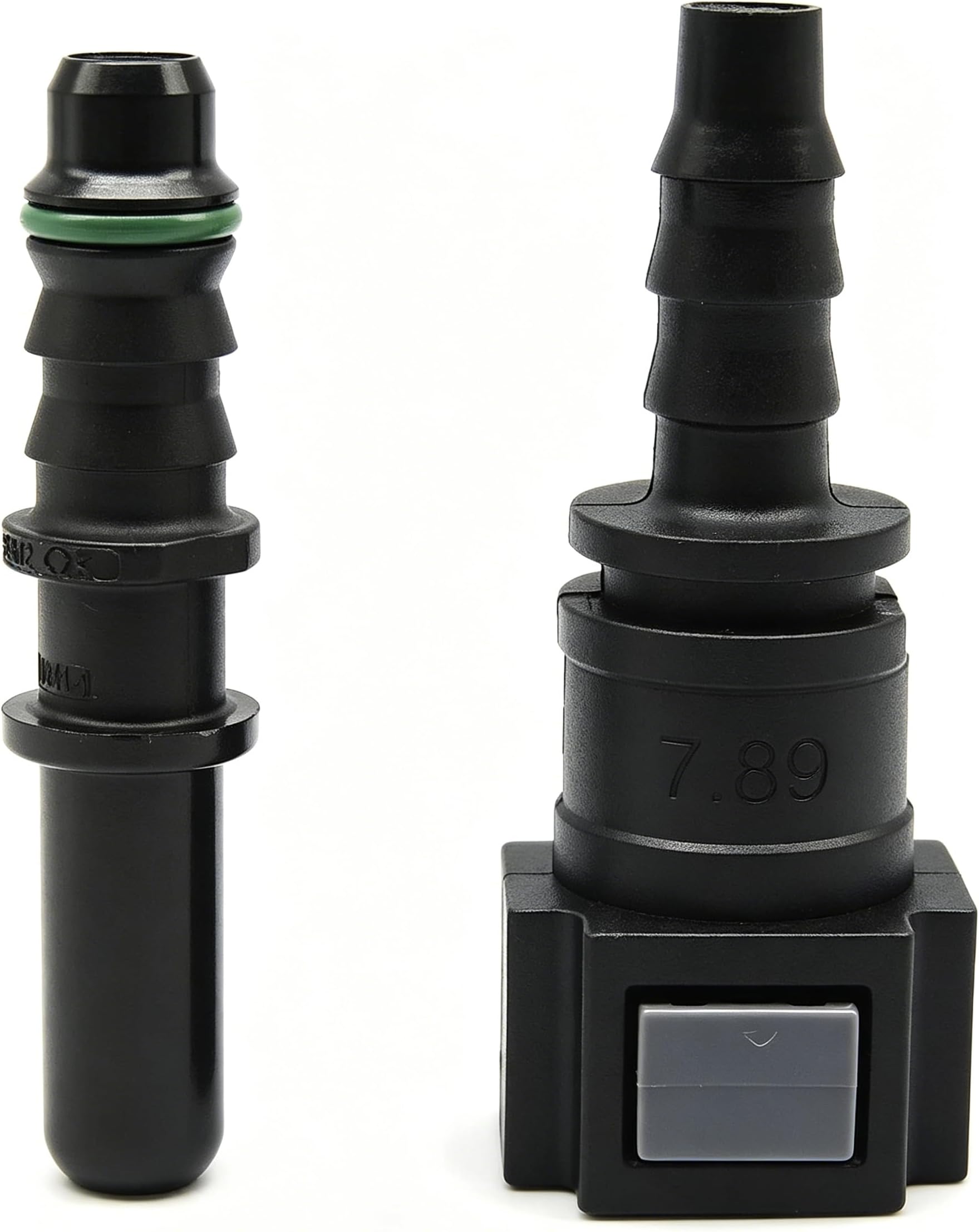 HiSport Fuel Line Hose Quick Release Connect - 7.89mm 5/16 T8 in Male&Female Nylon Straight Push-On Connector