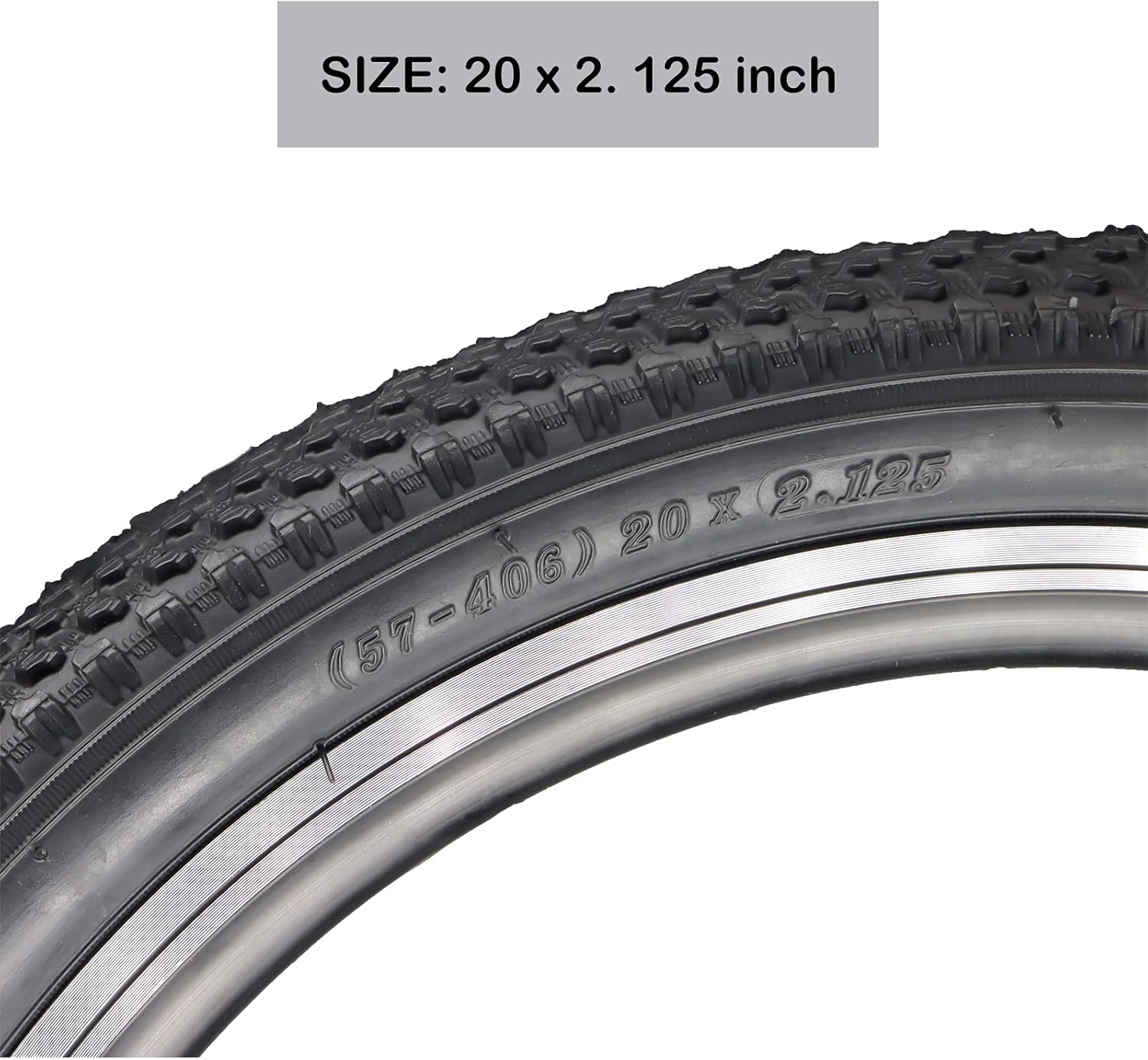 MOHEGIA Mountain Bike Tires - 20/24/26/27.5 Inch Folding MTB Bicycle Tires Replacement,Steel Bead All-Terrain and High-Performance Durable for Off-Road,Street & Trail Adventures