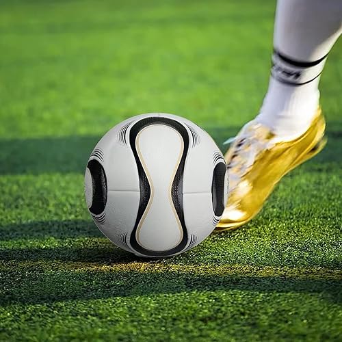 Miniatura 7 de Alemania Copa Mundial 2006 - Balón de fútbol de la liga de calidad termalmente unido, costuras sin costuras, tamaño 5, peso oficial del partido,