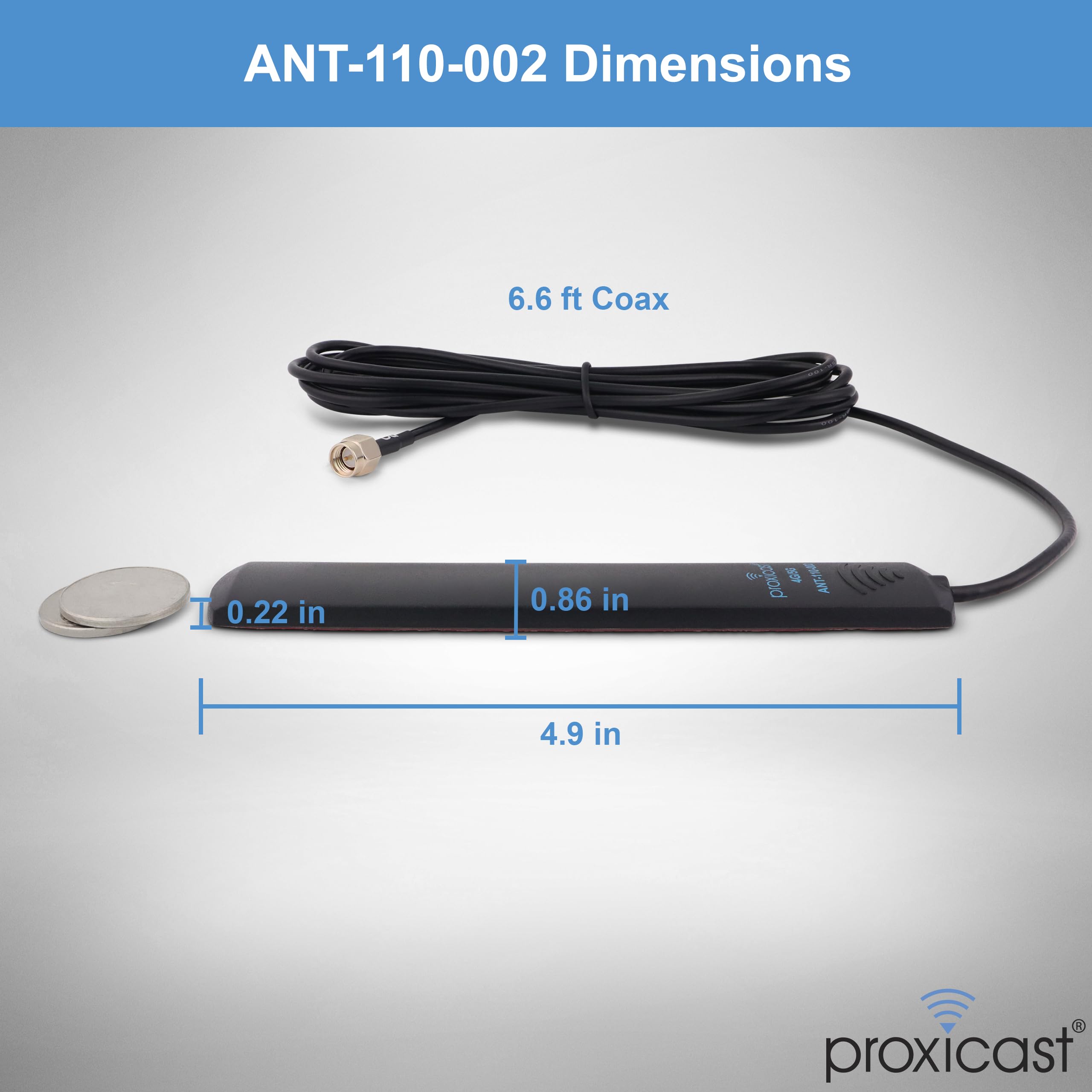Amazon.com: Proxicast 4G / 5G 3.5 dBi Omni-Directional Adhesive