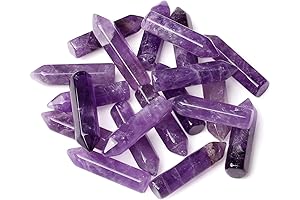 10-Piece Tumbled Amethyst Natural Healing Crystal Stone Sets