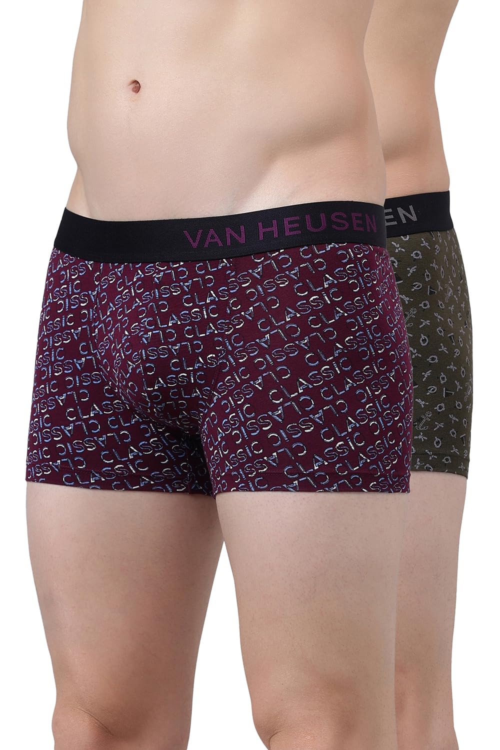van heusen Men’s Cotton Trunks – Pack of 2 | Contoured pouch for support | Antibacterial Briefs | Sweat Absorbant | Moistue Wicking | Breathable Everyday Underwear | Long Lasting Color| Printed Colors | Style 10047-picture-23