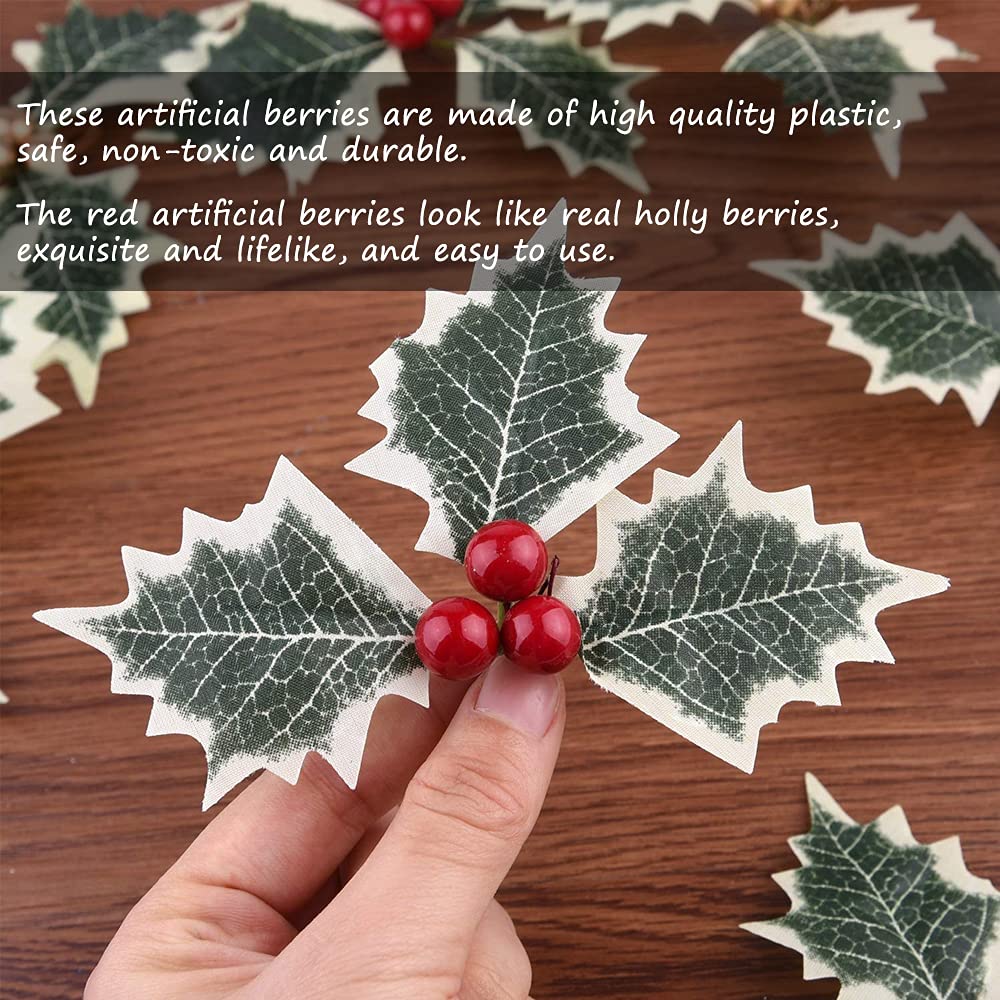 Produktbild von Dekorative Mini Künstliche Beeren Für Weihnachtsdeko