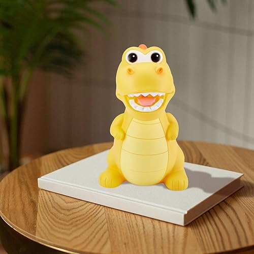 Miniatura 5 de Alcancía de dinosaurio resistente a las caídas, se puede almacenar y reutilizar, se puede utilizar como decoración para habitaciones utilizadas para