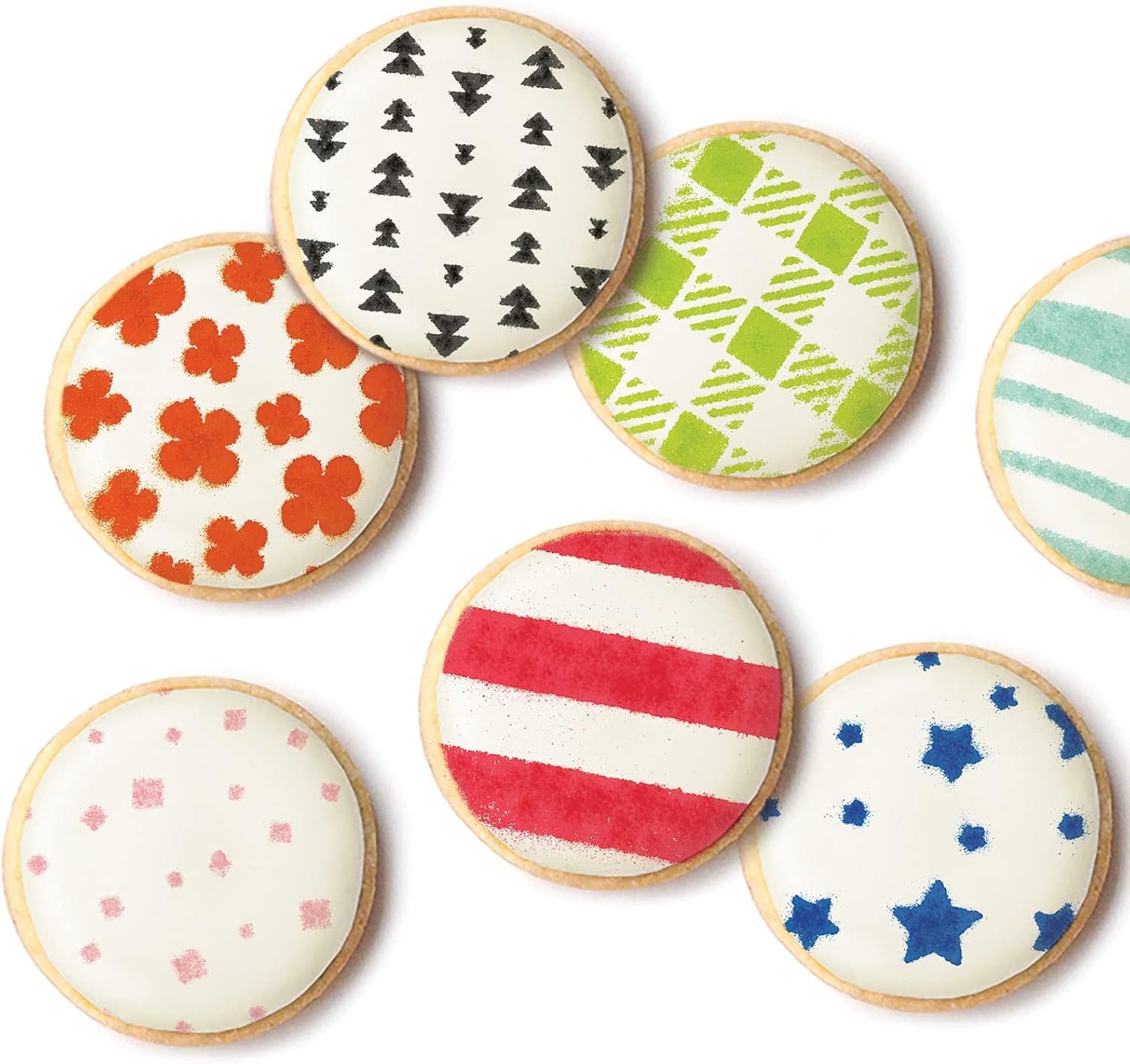 Sweet Sugarbelle Square Cookie Decorating Stencil-5x5 inch, Green