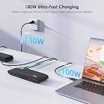 WAVLINK DisplayLink Docking Station Dual 5K, USB-C Dock for Mac M1/M2/M3/M4 & Windows, 14-in-1 with 100W 2 DP/2 HDMI 4K, SD/TF, 5 USB Ports, Ethernet, Audio