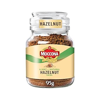 Moccona Freeze-Dried Instant Coffee 95 Grams Imported from Australia Hazelnut